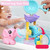 3pcs Baby Bath Toys Baby Toys 12-18 Months Bath Toys For Toddlers 1-3 Toddler Girl Toys Infant Toys Baby Toys 3-6 Months