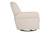 Davinci Ruby Recliner And Swivel Glider In Cream With Cream Piping