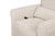 Davinci Ruby Recliner And Swivel Glider In Cream With Cream Piping
