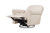 Davinci Ruby Recliner And Swivel Glider In Cream With Cream Piping