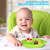 Toplive Suction Plates For Babies, Divided Silicone Plates For Toddlers, Silicone Grip Dish, Baby Toddler Plate, Plates Stay Put With Suction, Microwave Dishwasher Safe