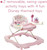 Foetsrgopb Foldable For Easy Storage 3-position Height Adjustment Music And Light Walker Pink