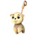 Synpinya Trolley Walker Toy Toddler Music Animals Hand Push Single Pole Drag Light Car Baby Toys Infant Walker Toy Alpaca