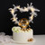 Efavormart Real Feathers Led Light Up Cake Topper Adjustable Wedding Cake Decor