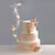 Efavormart Real Feathers Led Light Up Cake Topper Adjustable Wedding Cake Decor