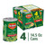 (4 Cans) Del Monte Green Beans No Salt Added, 14.5 Oz Can
