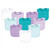 Hudson Baby Infant Girl Rayon From Bamboo Terry Bibs, Purple Mint