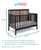 Suite Bebe Connelly Conversion Kit In Black And Vintage Walnut Finish