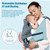Eccomum Baby Carrier With Hip Seat Adjustable Strap Side Pockets Ergonomic Baby Safety Carriers Waist Stool For 4-36 Months Babies