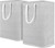 Happylost 2pack 77l Freestanding Laundry Basket With Handle, Collapsible Large Cotton Storage Basket For Clothes,gray