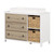 South Shore Cotton Candy Changing Table Pure White And Rustic Oak
