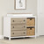 South Shore Cotton Candy Changing Table Pure White And Rustic Oak