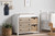 South Shore Cotton Candy Changing Table Pure White And Rustic Oak