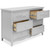 Slumber Baby Tiana Double Dresser In Akoya Grey Pearl
