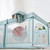 Oukaning Foldable Playpen Kids Safety Fence Baby Play Space Center Play Yard Nice Gift