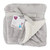 Parent's Royal Plush Blanket For Baby Boys And Girls, Gray, 30" X 40"