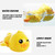 Verpetridure 2pc Bath Toys Children Bathing Babies Swimming Playing In Water Ducklings