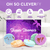 Cleverfy Purple Shower Steamers Gift Set – 6 Aromatherapy Relaxation Tablets