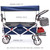 Creative Outdoor Products Folding Wagon Stroller With Canopy- Navy Blue
