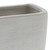 Textured Ceramic Wall Pocket With Cut Out Hole, Large, White