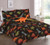 6pc Comforter For Kids Bedroom Girl Boy , Twin Size Dinosaur Brown Reversible Flufly Warm Soft Includes 1 Comforter, 1 Sham,1 Flat Sheet , 1 Fitted Sheet, 1 Pillowcase, 1 Decorative Pillow