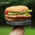 Tycncty Outdoor Camping Burger Meat Press Manual Meat Patty Mold Non-stick Coating Diy Burger Making