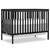 Dream On Me Synergy 5-in-1 Convertible Crib, Black