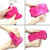Microfibre Makeup Remover Cloth Face Cleansing Towel 3 Pack (pink)