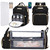 Diaper Bag Backpack With Changing Station, Kabaqoo Large Baby Diaper Bags For Boys Girls, Portable Bassinets With Usb Charging Port, Multifunction Waterproof Travel Back Pack For Moms Dads, Black