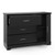 Storkcraft Brookside 3 Drawer Modern Combo Dresser Black Finish