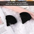 Afanso Face Triangle Makeup Puff, Powder Puff For Loose Powder Black,12 Pcs