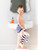 Under The Nile Egyption Organic Cotton Multicolor Stripe Training Pants - Green, 2-4 Years