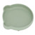 Baby Suction Utensil, Temperature Resistant Environmental Friendly Safe Material Baby Suction Plate  For Lunch Dark Green