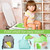 Kids Folding Potty Seat Pad Portable Travel Baby Toddler Toilet Training Cover Cushion, Folding Potty Seat Pad, Mutocar Potty Seat Cover (green Frog)
