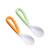 2pcs Baby Self-feeding Spoon Infant Safe Pacifier Bending Spoon Feeding Training Curved Cutlery Utensil