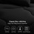Harkawon All Season Down Alternative Queen Comforter, Winter Warm Comforter Ultra Soft Quilted Duvet Insert With Corner Tabs, Wavy Box Stitched, Luxury Fluffy & Lightweight (black, 88 X 88 Inch)