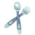 Huoge Children Fork Spoon, Soft Silicone Spoon For Baby Self Feeding