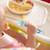 Huoge Children Fork Spoon, Soft Silicone Spoon For Baby Self Feeding