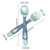 Huoge Children Fork Spoon, Soft Silicone Spoon For Baby Self Feeding
