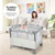 Gymax 5-in-1 Baby Beside Sleeper Bassinet Portable Crib Playard W/diaper Changer Beige