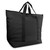 Dalix Large Cooler Tote Bag W/ Zipper Leakproof Bottom Carry Storage Diaper Bag (black)