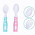 Baby Bpa Free Silicone Spoon And Fork Set For First Stage Self Feeding，toddler Utensils
