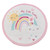 Parent's Choice Sunshine Rainbow Milestone Mat With 12 Reversible Marker Cards, Pink, Yellow, Lavender, Girl, Infant Tummy Time