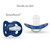 Medela Baby Pacifier, Day And Night Glow In The Dark, 2-pack