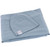 Cotton Knit Jersey Swaddle Blanket And Beanie Gift Set, Large Receiving Blanket - Dusty Blue