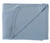 Cotton Knit Jersey Swaddle Blanket And Beanie Gift Set, Large Receiving Blanket - Dusty Blue