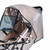 D-groee Stroller Rain Cover, Universal Baby Travel Weather Shield Food Grade Material Eva Plastic Waterproof Windproof Dust Resistant Stroller Raincover For Jogger Stroller Buggy Pram - Clear