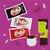 Kit Kat®, Milk Chocolate, Dark Chocolate And White Creme Assorted Snack Size Candy Bars, Bulk, 31.36 Oz, Party Bag