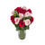 V Bouquet 50 Cm - Fresh Cut Roses Flowers- Red, Pink 1 Pack - By Bloomingmore
