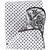 Bacati Black/white Polka Dots & Stripes Changing Pad Cover